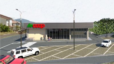 rendering della nuova coop